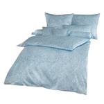 Parure de lit Milazzo II Coton - Bleu - 155 x 220 cm + oreiller 80 x 80 cm