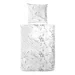 Parure de lit Molina Satin - Blanc alpin - 135 x 200 cm + oreiller 80 x 80 cm