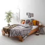 Biancheria da letto New Mandala cotone - antracite / bianco - 135 x 200 cm + cuscino 80 x 80 cm