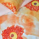 Parure de lit Oilily Faded Poppy Coton - Orange / Rouge - 135 x 200 cm + oreiller 80 x 80 cm