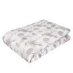 Parure de lit Orelia Coton - Blanc / Gris - 155 x 220 cm + oreiller 80 x 80 cm