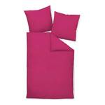 Parure de lit Piano Uni Fuchsia - 155 x 220 cm + oreiller 80 x 80 cm