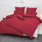 Biancheria da letto Piano Uni Rosso vino - 135 x 200 cm + cuscino 80 x 80 cm