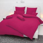 Parure de lit Piano Uni Fuchsia - 135 x 200 cm + oreiller 80 x 80 cm