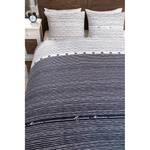 Parure de lit Rivièra Maison Sylt Stripe Coton - Bleu / Blanc - 135 x 200 cm + oreiller 80 x 80 cm