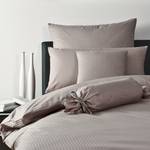 Biancheria da letto Rubin A righe - Grigio talpa - 155 x 200 cm + cuscino 80 x 80 cm