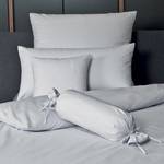 Biancheria da letto Rubin Tinta unita - Argento - 155 x 220 cm + cuscino 80 x 80 cm
