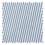 Bettwäsche Smood stripes Weiß / Blau - 155 x 220 cm + Kissen 80 x 80 cm