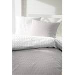 Parure de lit Spiazzi Satin - Blanc alpin / Sahara - 155 x 220 cm + oreiller 80 x 80 cm