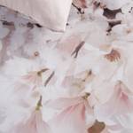 Parure de lit Spring Blossom Coton - Beige / Rose - 155 x 220 cm + oreiller 80 x 80 cm