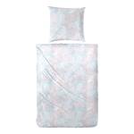 Parure de lit Tricca Flanelle de coton - Lavande / Bleu pastel - 155 x 220 cm + oreiller 80 x 80 cm