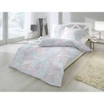 Parure de lit Tricca Flanelle de coton - Lavande / Bleu pastel - 155 x 220 cm + oreiller 80 x 80 cm