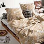 Biancheria da letto Vincou Giallo senape/Bianco - 200 x 200 cm + 2 cuscini 80 x 80 cm