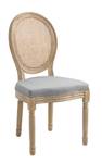 Lot de 2 chaises RICHELIEU Gris platine