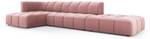 modulares Ecksofa SERENA 5 Sitzplätze Pink