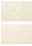 Tischdecke WHT YLW (2er Set) Beige - Textil - 134 x 1 x 273 cm