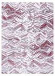 Tapis Acrylique Dizayn 121 Gris Clair Rose foncé - Matière plastique - Textile - 160 x 1 x 230 cm