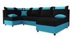 Ecksofa STARI6 Blau - Ecke davorstehend links