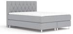 Boxspringbett Excelsior Grau - Breite: 180 cm