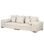 Bigsofa Aaron I Webstoff Hellbeige - Mit Hocker