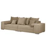 Bigsofa Aaron III Cord Cappuccino - Ohne Hocker