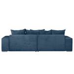 Bigsofa Aaron III Cord Meerblau - Ohne Hocker