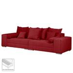 Bigsofa Aaron III Cord Rot - Ohne Hocker