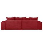 Bigsofa Aaron III Cord Rot - Ohne Hocker