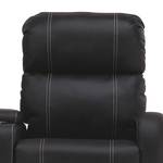 Rangée de fauteuils Home Cinéma Artana 4 places - Imitation cuir - Noir