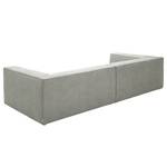 Bigsofa Big Cube Antiklederoptik Grau 300 x 66 cm - 6 Kissen