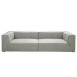 Bigsofa Big Cube Antiklederoptik Grau 300 x 66 cm - 6 Kissen