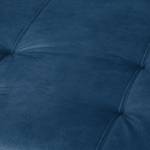 Grand canapé Caspe Aspect cuir ancien - Bleu marine