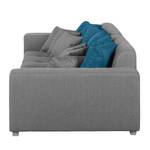 Bigsofa Caspe Webstoff Grau / Blau