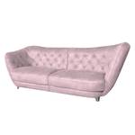 Bigsofa Ella Velours Velours - Rosa - Armlehne davorstehend rechts