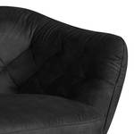 Bigsofa Ella Velours Schwarz - Armlehne davorstehend links