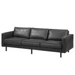 Bigsofa FORT DODGE Antiklederlook - Microfaser Yaka: Schwarz