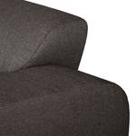 Bigsofa Giradot Webstoff Dunkelbraun / Braun