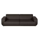 Bigsofa Giradot Webstoff Braun / Grün