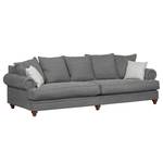 Bigsofa Goodwick Baumwollstoff Grau / Hellgrau