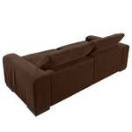 Bigsofa Hixon II Webstoff Braun / Rot