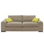 Bigsofa Hixon II Webstoff Taupe / Grün