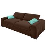 Bigsofa Hixon II Webstoff Braun / Türkis