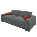 Bigsofa Hixon II Webstoff Grau / Rot