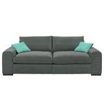 Bigsofa Hixon II Webstoff Grau / Türkis