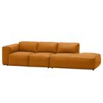 Bigsofa Hudson Echtleder Echtleder Neka: Cognac - Armlehne davorstehend links