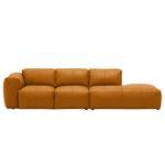 Bigsofa Hudson Echtleder Echtleder Neka: Cognac - Armlehne davorstehend links