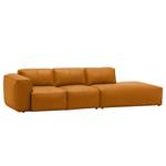 Bigsofa Hudson Echtleder Echtleder Neka: Cognac - Armlehne davorstehend links