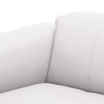 Grand canapé Hudson Cuir véritable Cuir véritable Neka : Blanc - Accoudoir monté à gauche (vu de face)