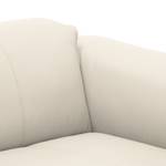 Bigsofa Hudson Echtleder Echtleder Neka: Creme - Armlehne davorstehend rechts