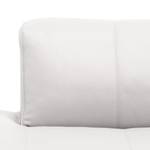 Grand canapé Hudson Cuir véritable Cuir véritable Neka : Blanc - Accoudoir monté à droite (vu de face)